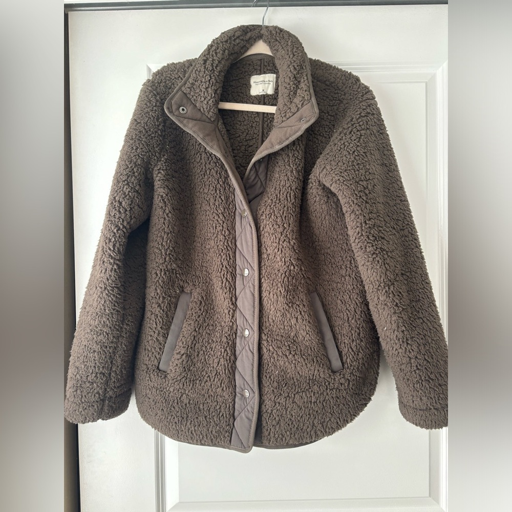 Abercrombie & Fitch Sherpa Jacket, Size M
